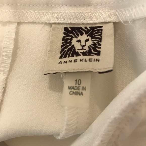 Anne Klein size 10 white capri dress pants - Picture 6 of 9